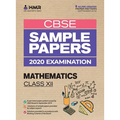 Sample Papers - Mathematics: CBSE Class 12 for 2020 Examination