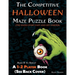 The Competitive Halloween Maze Puzzle Book: A 1-2 Player Book Where the Mazes Start Easy and Get Harder (See Back Cover) - Ages 8 to Adult