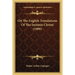 On The English Translations Of The Imitatio Christi (1900)