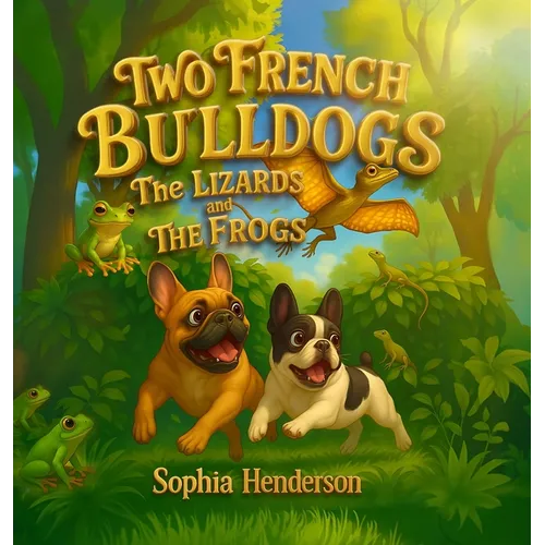 Two French bulldogs-The Lizards and The Frogs