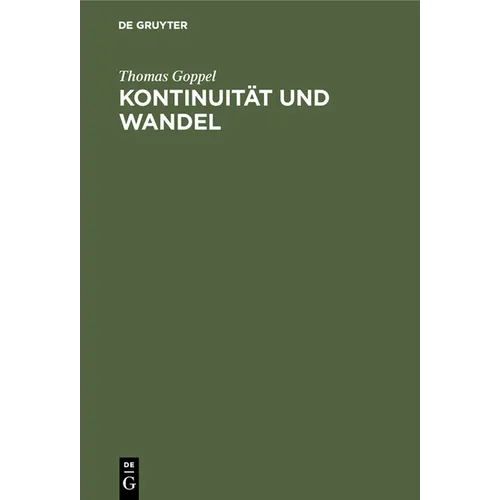 Kontinuität und Wandel