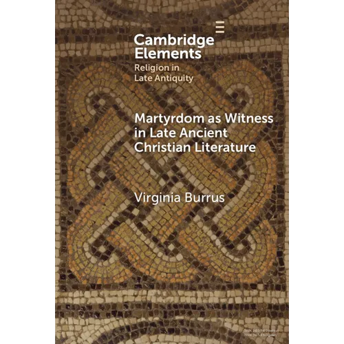 Martyrdom as Witness in Late Ancient Christian Literature