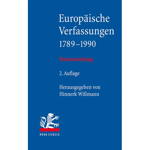 Europaische Verfassungen 1789-1990: Textsammlung