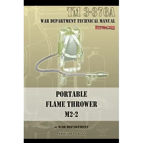 Portable Flame Thrower M2-2: TM 3-376a
