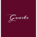 Guests Wine Burgundy Hardcover Guest Book Blank No Lines 64 Pages Keepsake Memory Book Sign In Registry for Visitors Comments Wedding Birthday Anniver