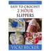 Easy To Crochet 2 Hour Slippers Volume 2: Summer Slippers