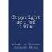 Copyright act of 1976