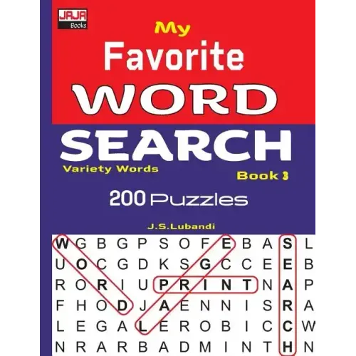 My Favorite WORD SEARCH Book 3