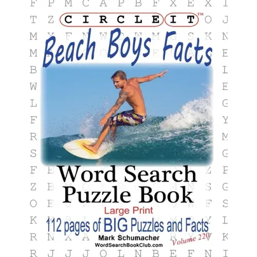 Circle It, Beach Boys Facts, Word Search, Puzzle Book