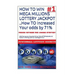 HOW TO WIN MEGA MILLIONS LOTTERY JACKPOT ..How TO Increased Your odds by 71%: 2004 Pennsylvania Powerball Winner Tells LOTTERY&GAMBLING Secrets To Win