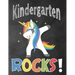Kindergarten Rocks!: Funny Back To School notebook, Gift For Girls and Boys,109 College Ruled Line Paper, Cute School Notebook, School Comp