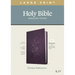KJV Large Print Thinline Reference Bible, Filament Enabled Edition (Red Letter, Leatherlike, Floral/Purple)