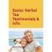Essiac Herbal Tea Testimonials & Info: People tell of their own experiences. Valuable Information about this remedy. Success over cancer, lupus and ch