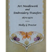 ART NEEDLEWORK and EMBROIDERY TRANSFERS 1870-1970