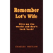 Remember Lot's Wife