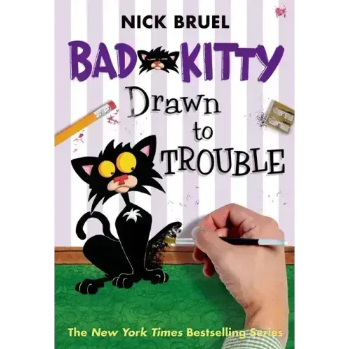 Bad Kitty Drawn to Trouble (Classic Black-And-White Edition)