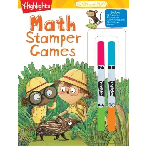 Highlights Learn-And-Play Math Stamper Games