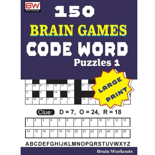 150 Brain Games - CODE WORD Puzzles 1