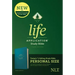 NLT Life Application Study Bible, Third Edition, Personal Size (Leatherlike, Teal Blue)