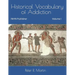 Historical Vocabulary of Addiction