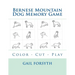 Bernese Mountain Dog Memory Game: Color - Cut - Play