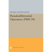 Pseudodifferential Operators