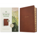 Biblia de Estudio del Diario Vivir Ntv (Sentipiel, Café, Índice, Letra Roja)
