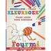 Kleurboek Nederlands - Frans I Frans leren voor kinderen I Creatief schilderen en leren