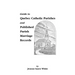 Guide to Quebec Catholic Parishes and Published Parish Marriage Records
