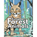 European Forest Animals Coloring Book: Animals from northern Europe and Scandinavia for Kids and Adults
