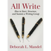All Write: How to Start, Structure, and Sustain a Writing Group