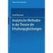 Analytische Methoden in Der Theorie Der Erhaltungsgleichungen