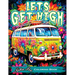 Lets Get High and Color: A Stoner's Coloring Book Adventure Featuring Trippy Art, Weed Themes, and Cartoon Characters - Unleash Your Creativity