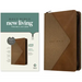 NLT Large Print Thinline Reference Zipper Bible, Filament Enabled (Leatherlike, Messenger Stone & Camel, Red Letter)