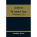 Lucretius On The Nature Of Things; A Philosophical Poem In Six Books