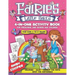 Fairies Little Girls' 4-in-One Activity Book: Fun and Learning Activities for Kids 4 to 8 Years, Activity Book for Preschool and School Age Children,