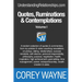 Quotes, Ruminations & Contemplations: Volume I