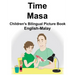English-Malay Time/Masa Children's Bilingual Picture Book