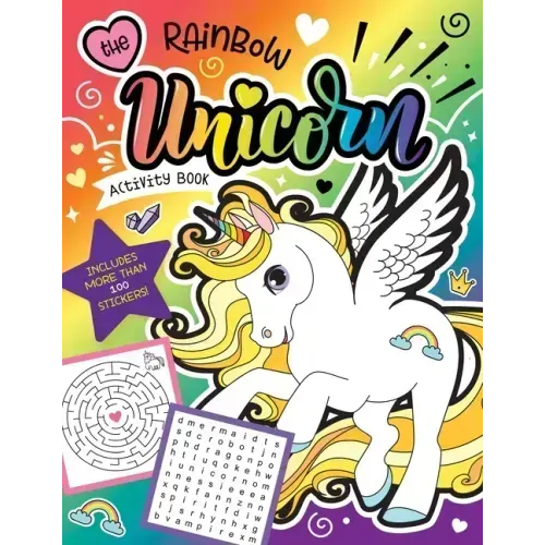 The Rainbow Unicorn Activity Book: Magical Games for Kids with Stickers!