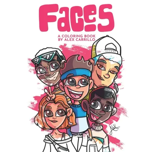 Faces: A Coloring Book by Alex Carrillo