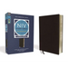 NIV Study Bible, Fully Revised Edition, Large Print, Bonded Leather, Black, Red Letter, Comfort Print