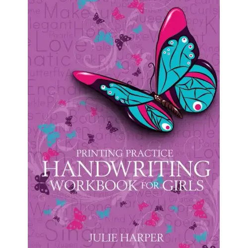 Printing Practice Handwriting Workbook for Girls