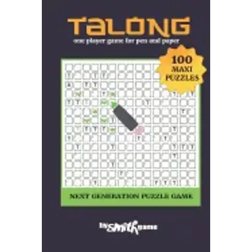Talong 100 Maxi puzzles: one player game for pen and paper (Next Generation Puzzle Game)