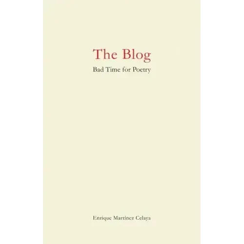 The Blog: Bad Time for Poetry