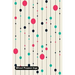Blood Pressure Log: geometric pattern background from lines and circle cover