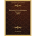 Recuerdos De La Monarquia Peruana (1850)