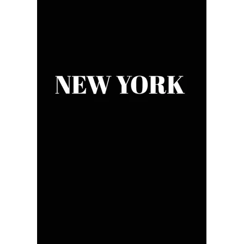 New York: Hardcover Black Decorative Book for Decorating Shelves, Coffee Tables, Home Decor, Stylish World Fashion Cities Design
