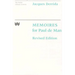 Memoires for Paul de Man