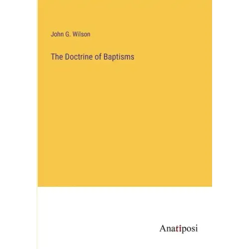 The Doctrine of Baptisms