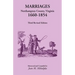 Marriages, Northampton County, Virginia, 1660-1854, Third Revised Edition